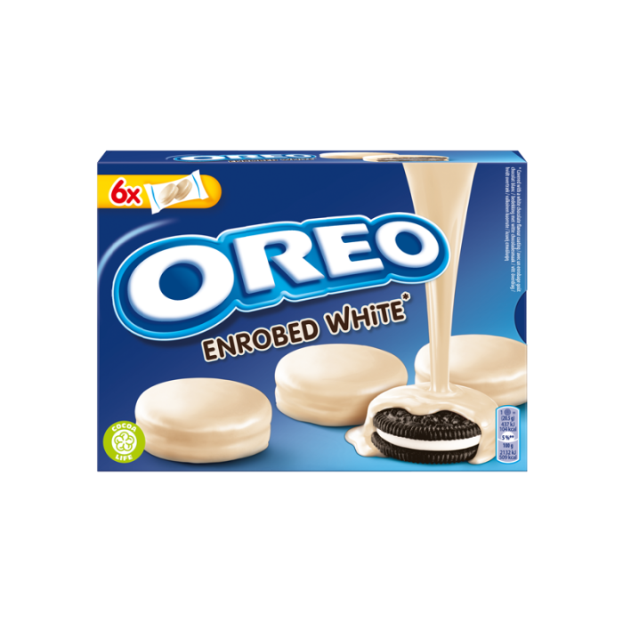 Oreo Choco Enrobed Weisse Schokolade Kekse 246g-7622300489427