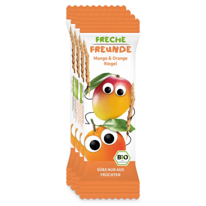 Freche Freunde Bio Riegel Mango & Orange 4x23g-4260249144347