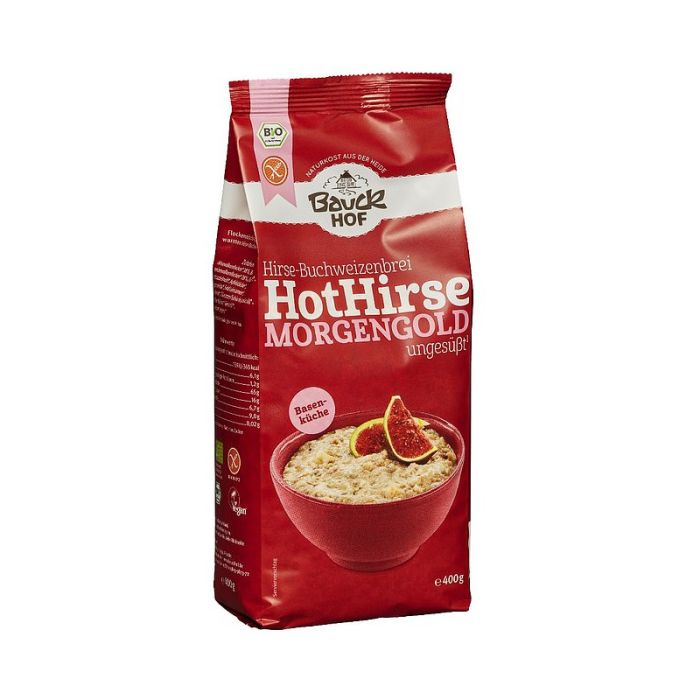 Bauckhof Hot Hirse Morgengold 400g Bio glutenfrei-4015637826424