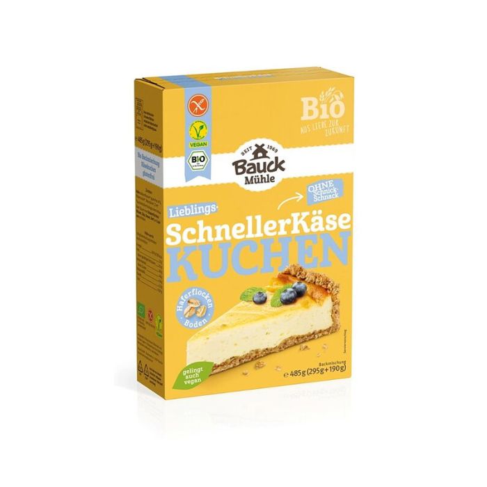 Bauckhof Der schnelle Käsekuchen 485g Bio glutenfrei-4015637821498