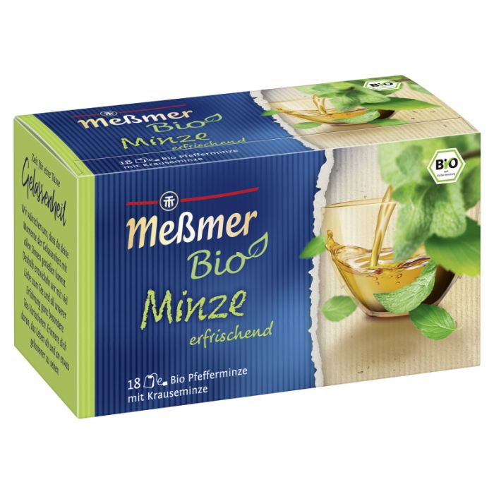 MEßMER Bio Minze 18x2,00g-4002221038264