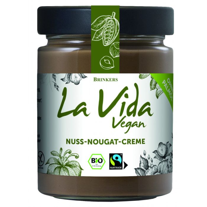 Brinkers LA VIDA Bio Nuss-Nougatcreme 270g vegan-8710573426092