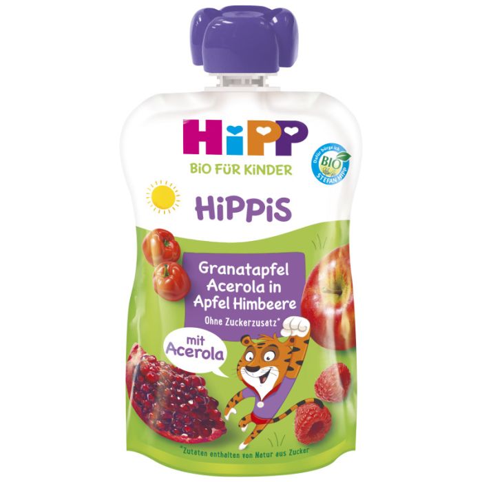 HiPP Bio für Kinder Granatapfel Acerola in Apfel 100g-4062300319882