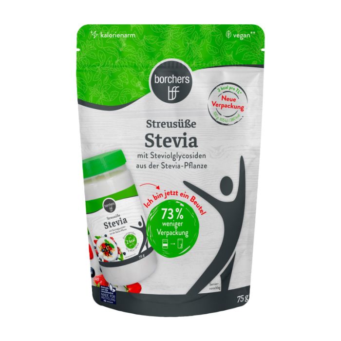 borchers Streusüße Stevia aus der Stevia-Pflanze 75g-4260175671740