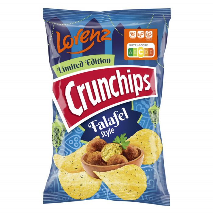 Crunchips Limited Edition Falafel Style 130g-4018077005244