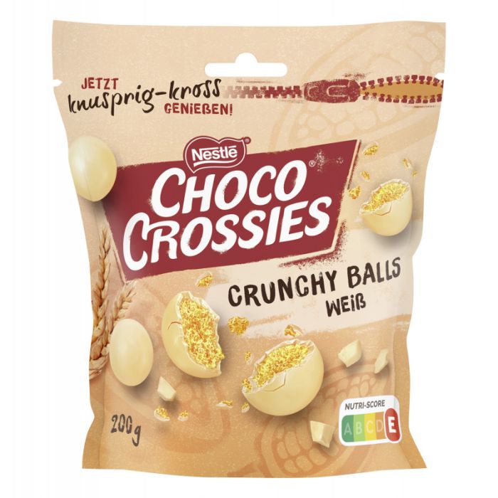 Choco Crossies Crunchy Balls Weiß 200g-8000300404821