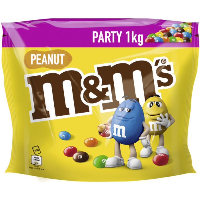 M&M'S® Peanut 1kg Partybeutel-5000159342179