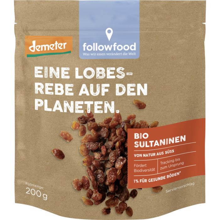 followfood Bio Sultaninen von Natus aus süss - 200g-4250073460799