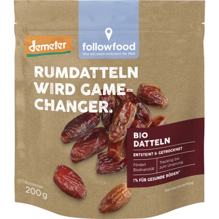 followfood Bio Datteln entsteint, getrocknet 200g-4250073460751