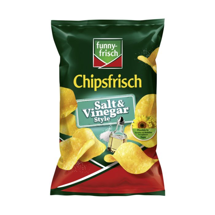 funny-frisch Chipsfrisch Salt & Vinegar Style 150g-4003586108456