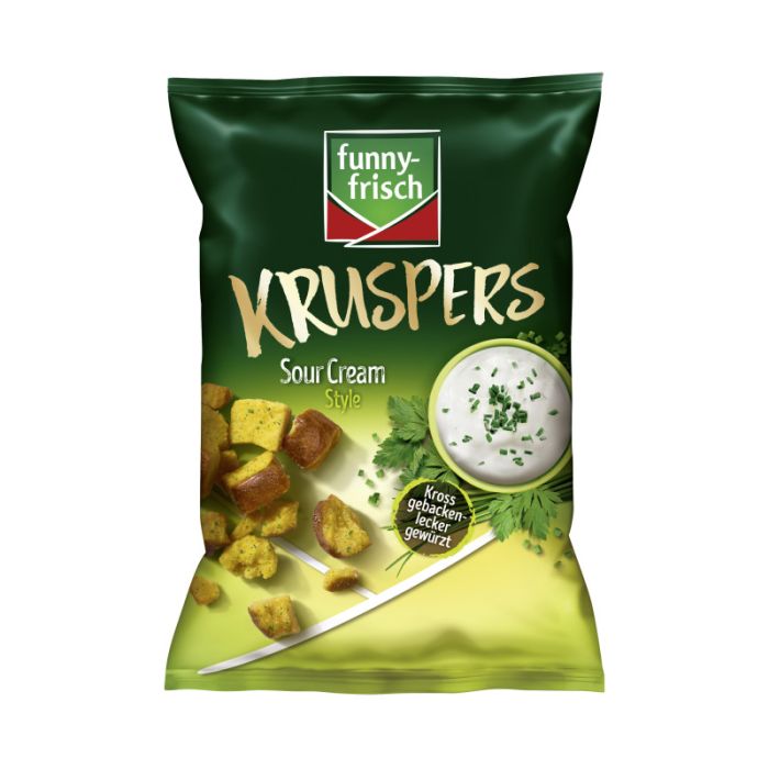 funny-frisch Kruspers Sour Cream Style 120g-4003586006660