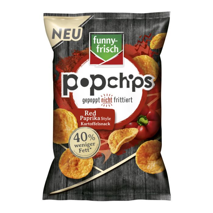 funny-frisch Popchips Red Paprika Style 80g-4003586105110