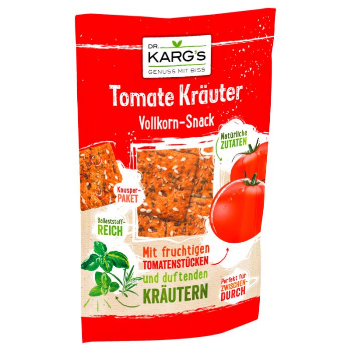 Dr. Karg's Tomate Kräuter Knäckebrot, 110g-4033634030620