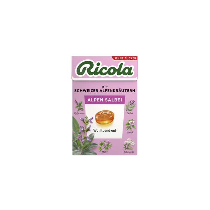 Ricola Alpen Salbei 50g Box-7610700946398