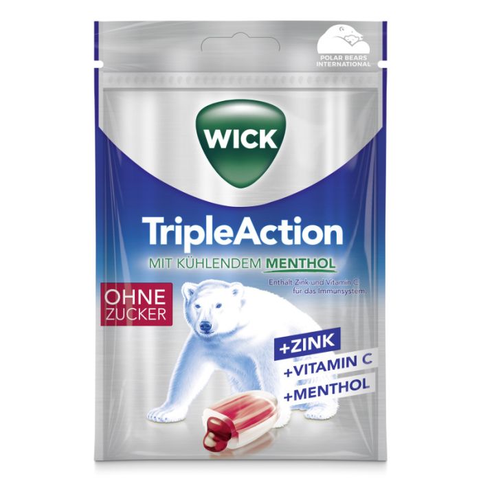 WICK Triple Action ohne Zucker 72g-4030300022880