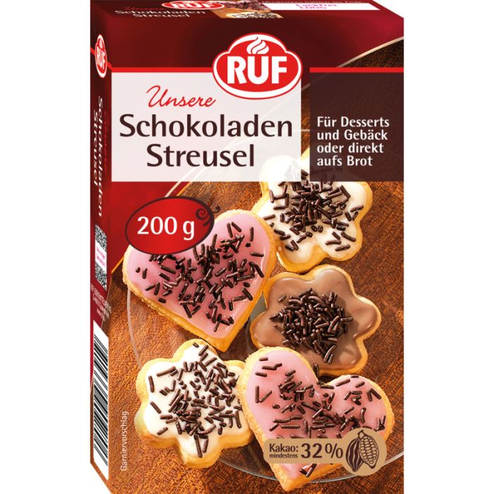 RUF Schokoladen Streusel 200g-4002809024795