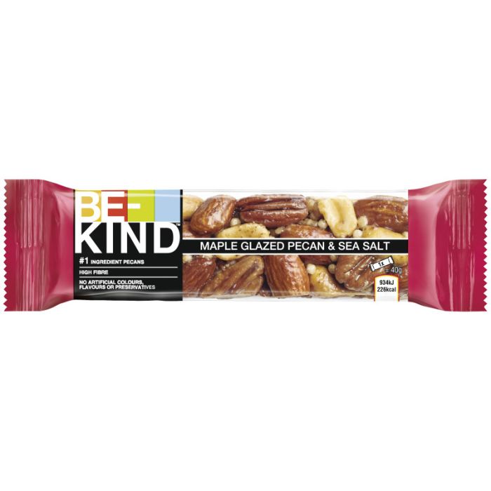 BE-KIND® Maple Glazed Pecan & SeaSalt 40g-5000159528269