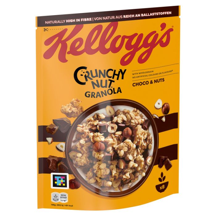 Kelloggs Granola Choco Nut Müsli 380g-5059319020365