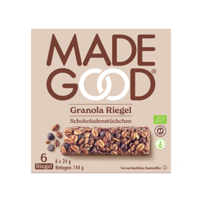 Madegood Granola Riegel Choc Chip 144g-687456213576