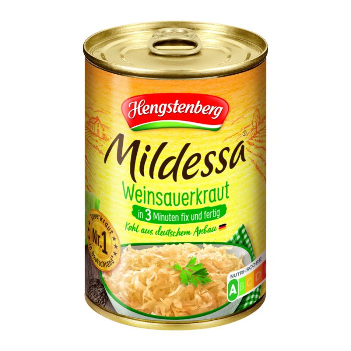 Hengstenberg Mildessa 3 Min. Weinsauerkraut 425ml-4008100151529