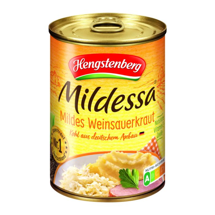 Hengstenberg MILDESSA MILDES WEINSAUERKRAUT 580  (550g)-40081915