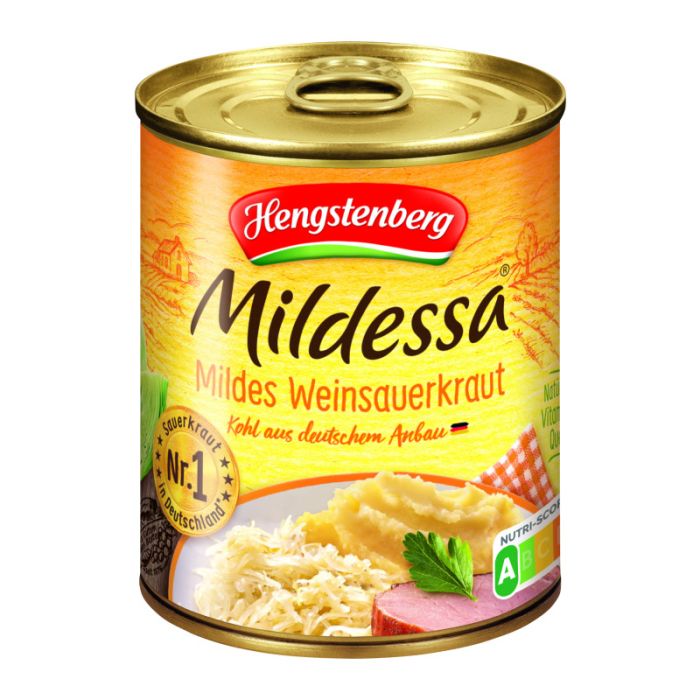 Hengstenberg MILDESSA MILDES WEINSAUERKRAUT 850 (810 g)-40081908