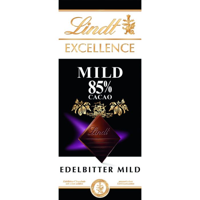 Lindt Excellence Mild 85% - 100g-3046920029681