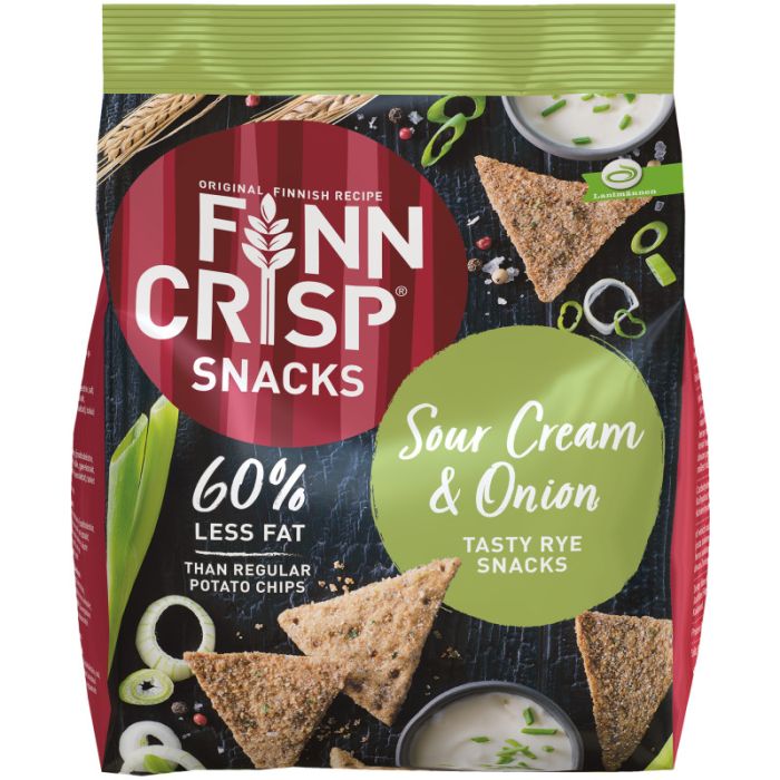 Finn Crisp Snacks Sour Cream & Onion 150g-7310130010354