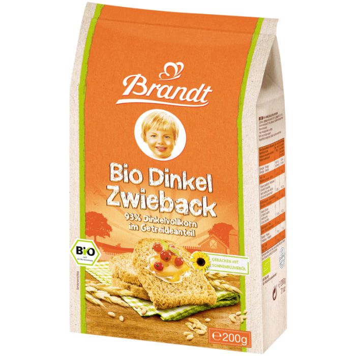 Brandt BIO DINKEL ZWIEBACK 200g-4013752080004