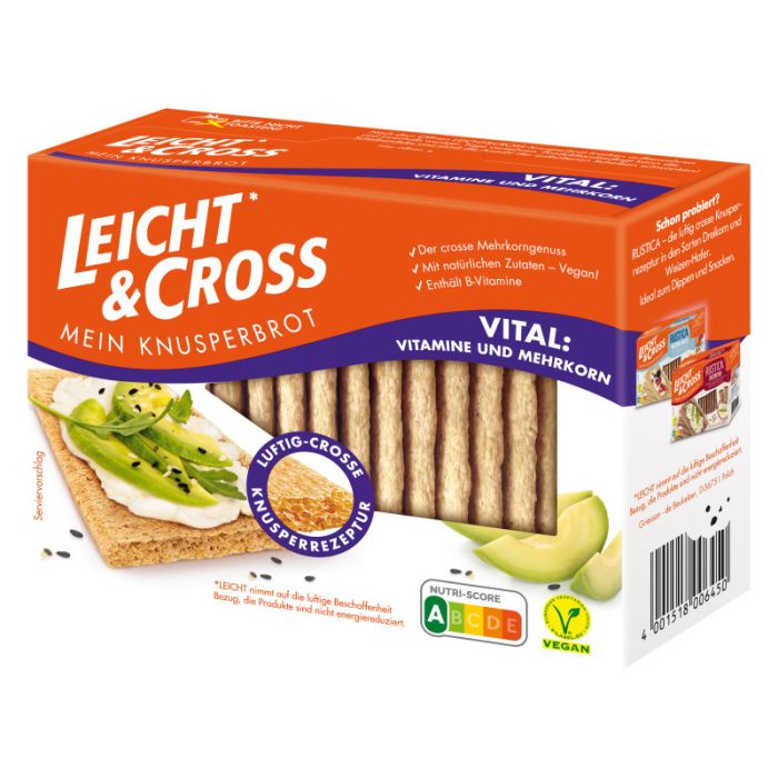 Leicht & Cross Knusperbrot Vital 125g-4001518006450