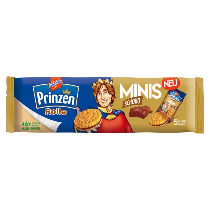 De Beukelaer Prinzen Rolle Minis Schoko 187,5g-4001518116517