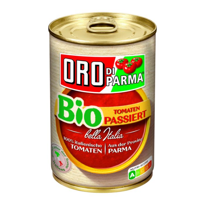 ORO di Parma BIO Passierte Tomaten, 425 ml Dose 400g-4008100169302