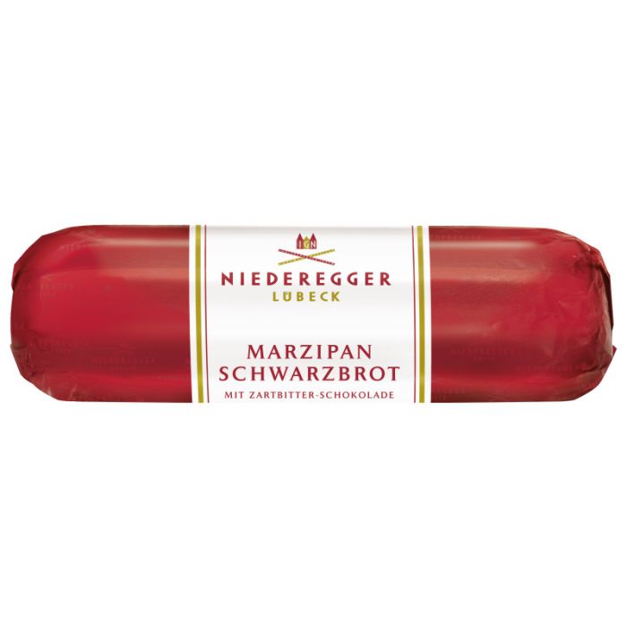 Niederegger Marzipan Schwarzbrot im Verkaufskarton 200g-4000161050353