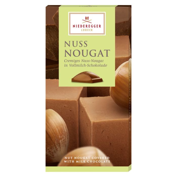 Niederegger Nougat Tafel-Schokolade Nuss 100g-4000161060925