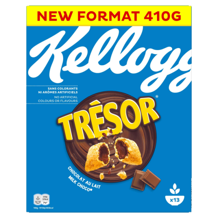 Kelloggs Tresor Milk Chocolate  410g-5053827199667