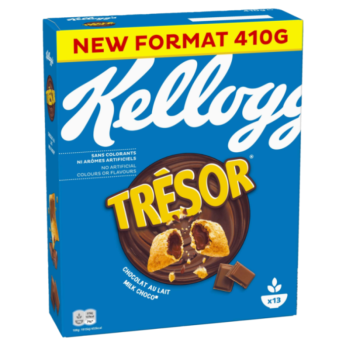 Kelloggs Tresor Milk Chocolate  410g-5053827199667