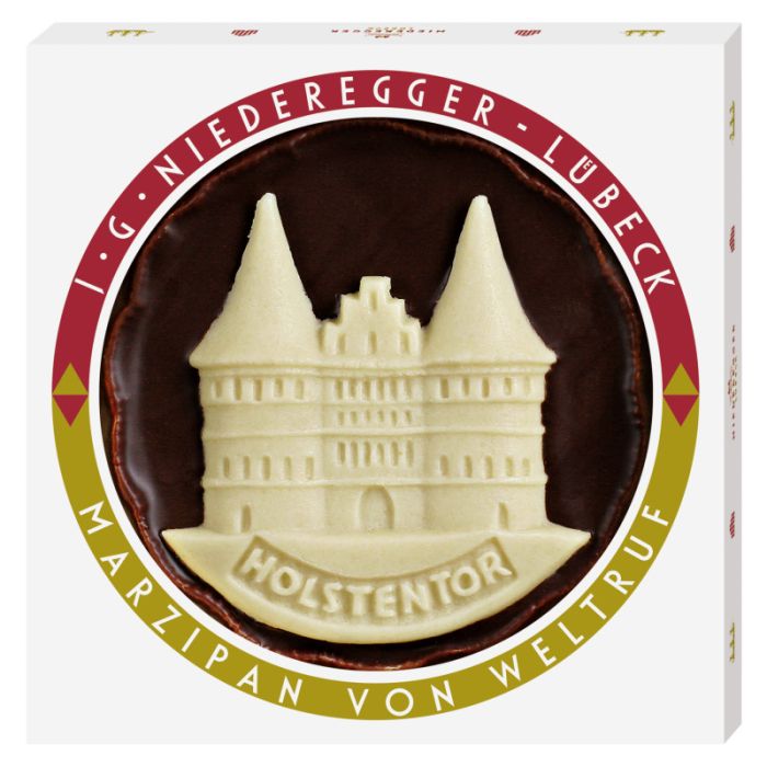 Niederegger Marzipan Torte, Holstentor-Motiv 125g-4000161470205