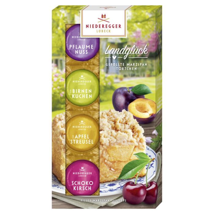 Niederegger Gefüllte Marzipan Törtchen "Landglück" 112g-4000161150954