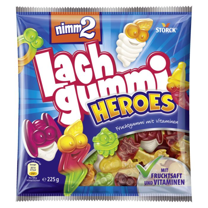 nimm2 Lachgummi Heroes 225g-4014400922608