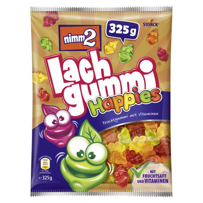 nimm2 Lachgummi Happies 325g-4014400924510