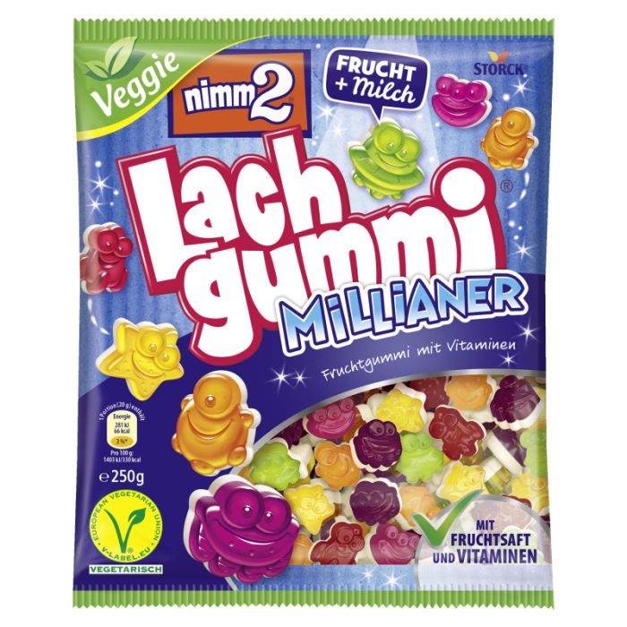 nimm2 Lachgummi Millianer 250g-4014400931921