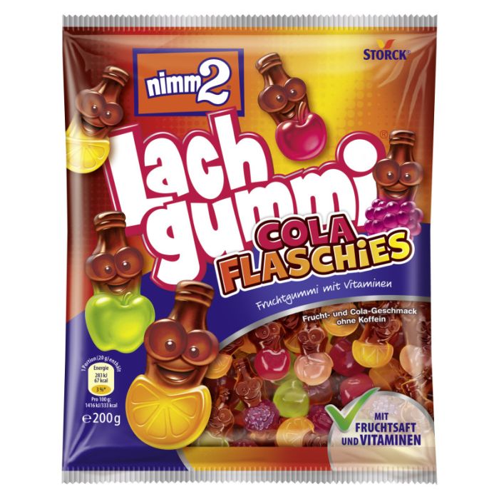 nimm2 Lachgummi Cola Flaschies 200g-4014400934144