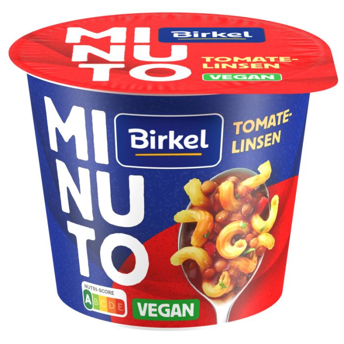 Birkel Minuto Schneller Happen Vegan Tomate-Linsen 50g-4002676629192