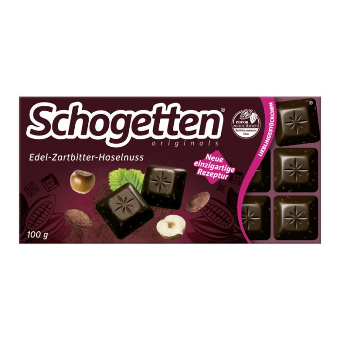 Schogetten Edel Zartbitter Haselnuss 100g-4000607730900