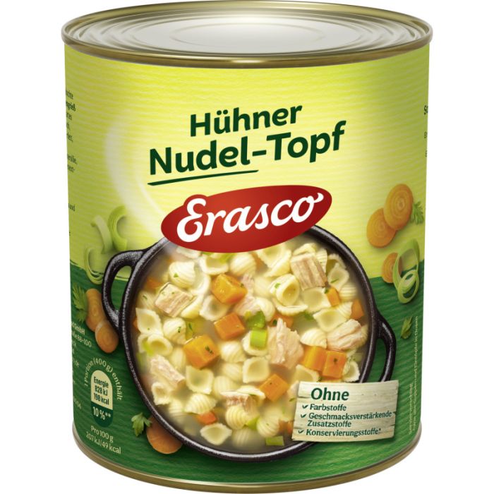 Erasco Hühner-Nudeltopf 800g-4037300104370