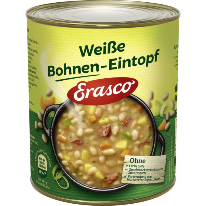 Erasco Weiße Bohnen-Eintopf 800g-4037300108255