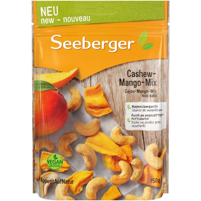 Seeberger Cashew-Mango-Mix 150g-4008258014004