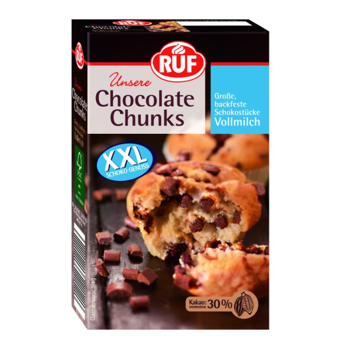 RUF Chocolate Chunks Vollmilch 100g-4002809024276