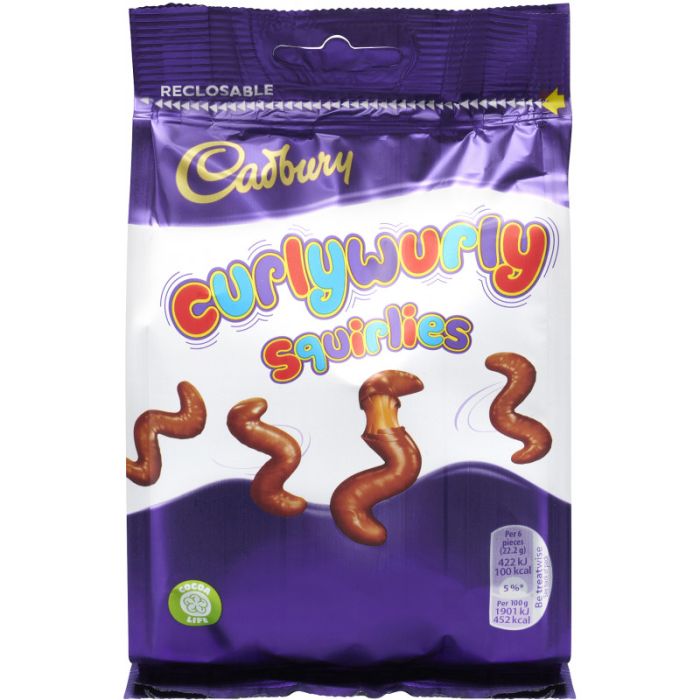 Cadbury Curly Wurly Squirlies 110g-7622210700070