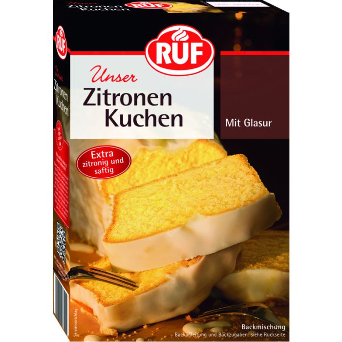 RUF Zitronenkuchen mit Glasur 500g-4002809004032